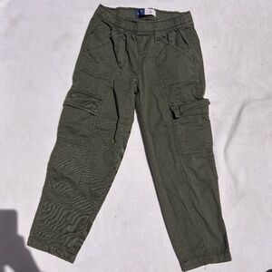 Girls Olive Cargo Pants Size 10-12